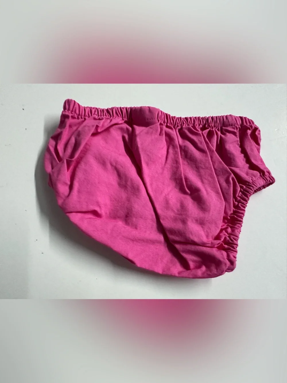 Gymboree Denim Capris with Pink Bloom Trim and Pink Bloomer